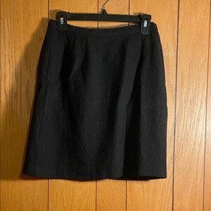 Wool skirt with lining